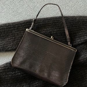 Authentic Brown Lizard Bag